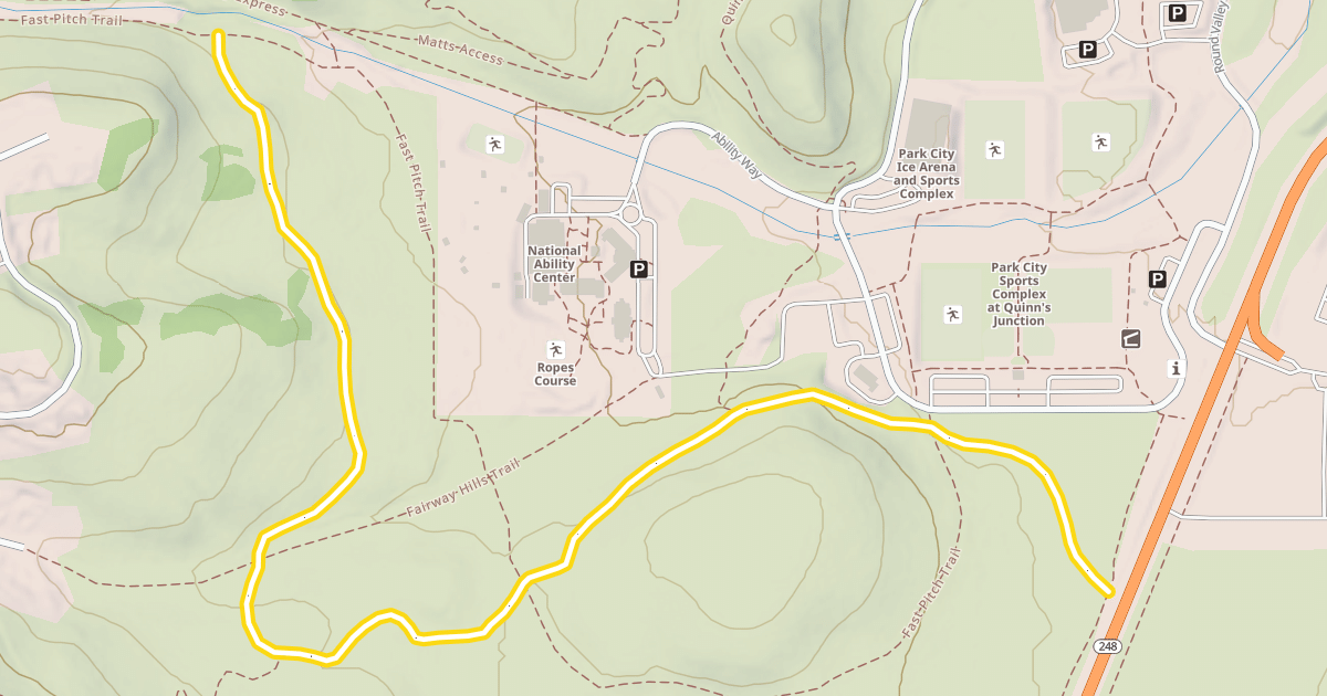 Map preview of Hat Trick Trail