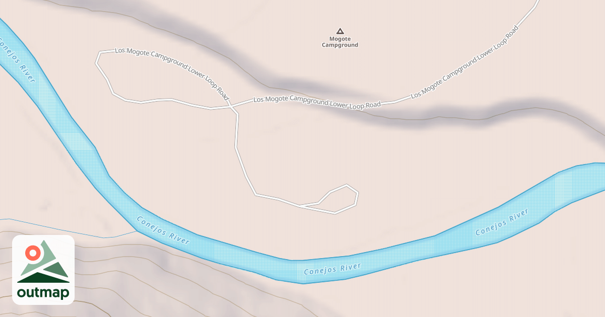 Map of LOS MOGOTE CG LOWER LOOP 2