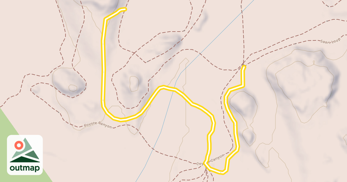 Map of Wolf Tracks