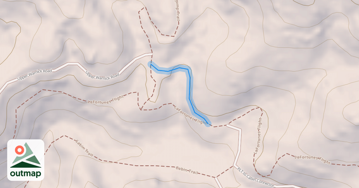 Map of Cabin Trail