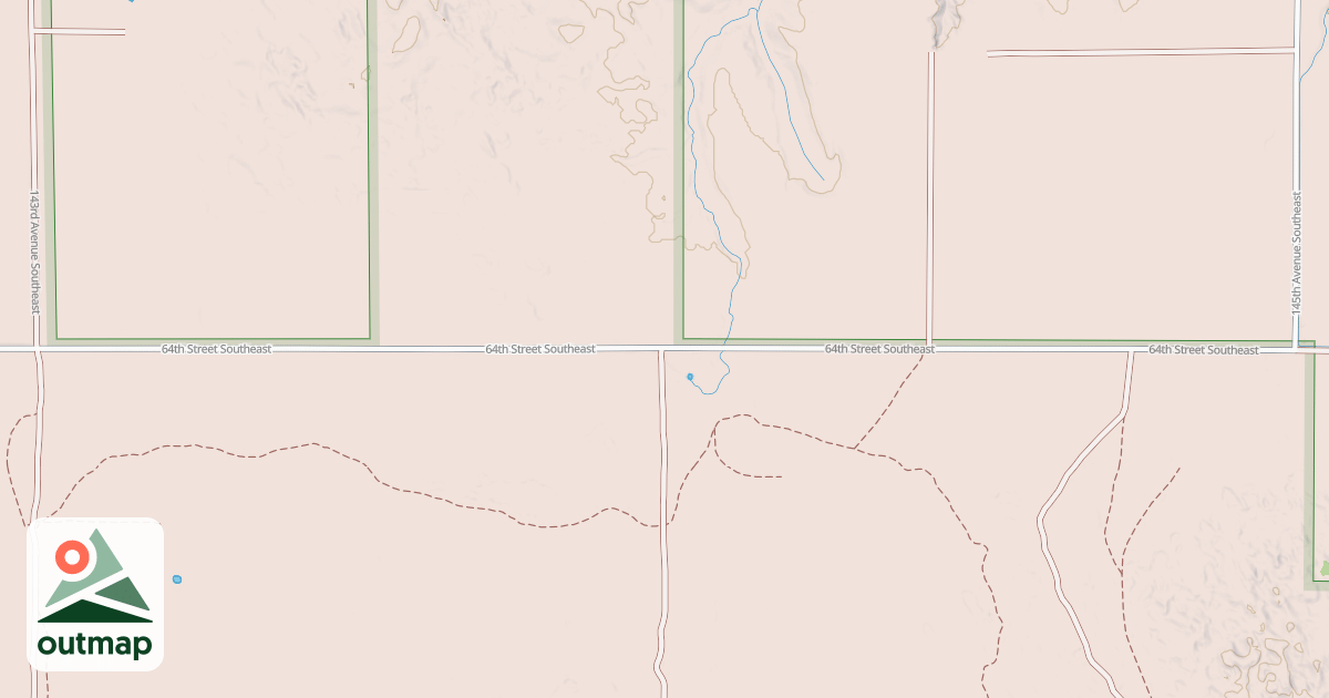 Map of (C) 64TH ST S.E.