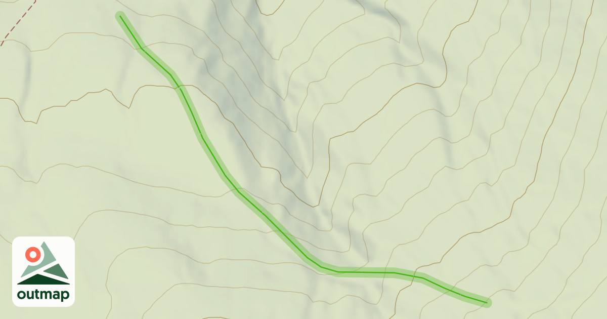 Map of Beck Brook