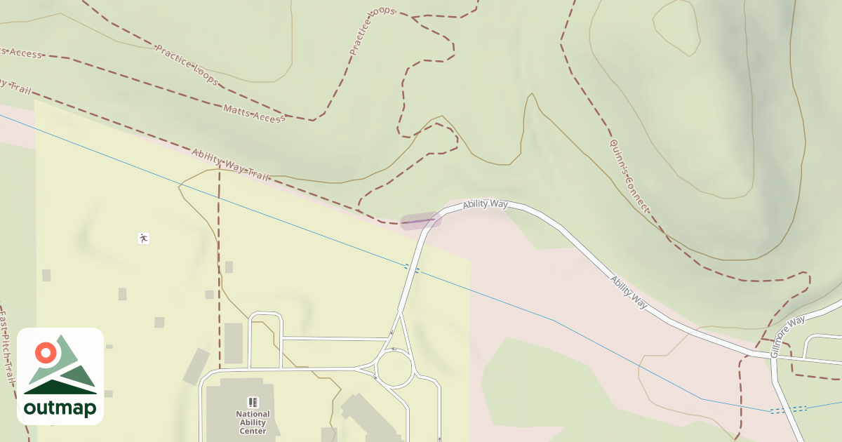 Map of Ability Way Trail
