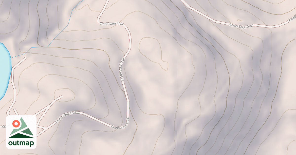 Map of CRATER LAKE SPUR C