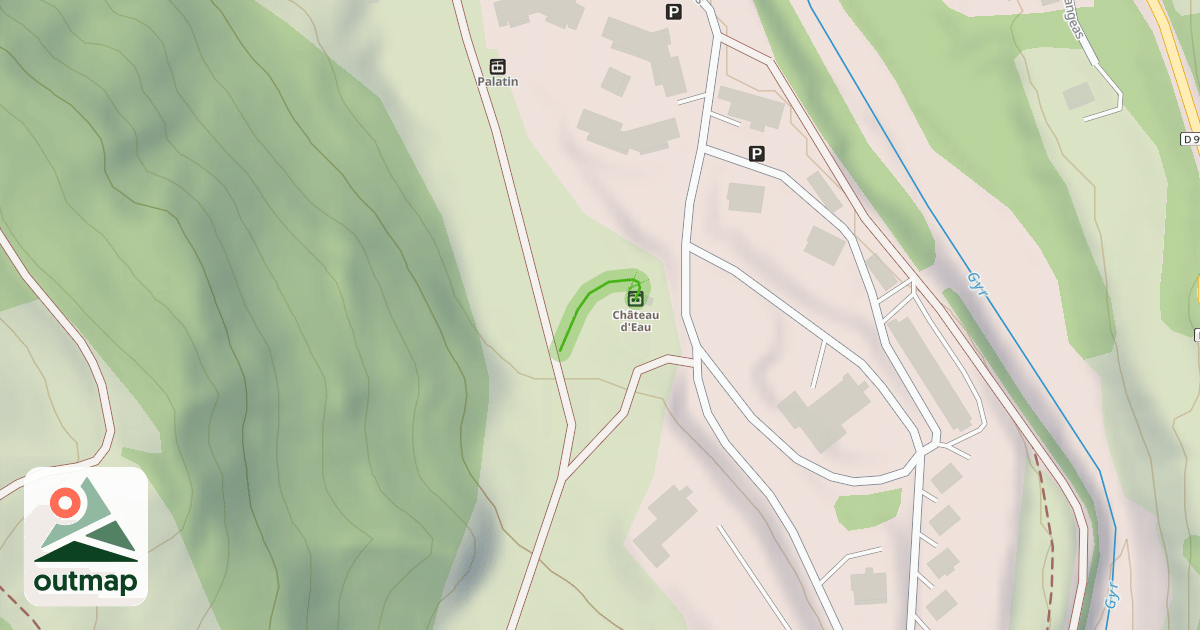 Map of Mur du Château d'eau