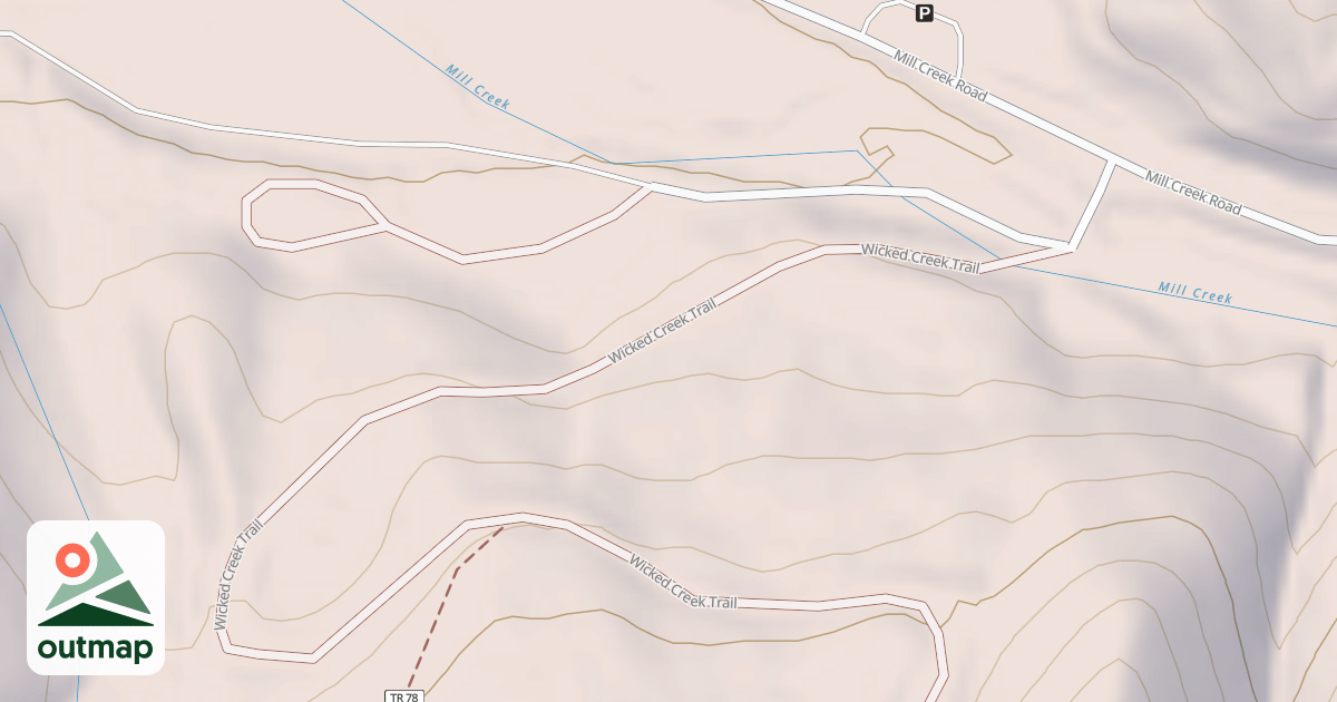 Map of Wicked Ridge