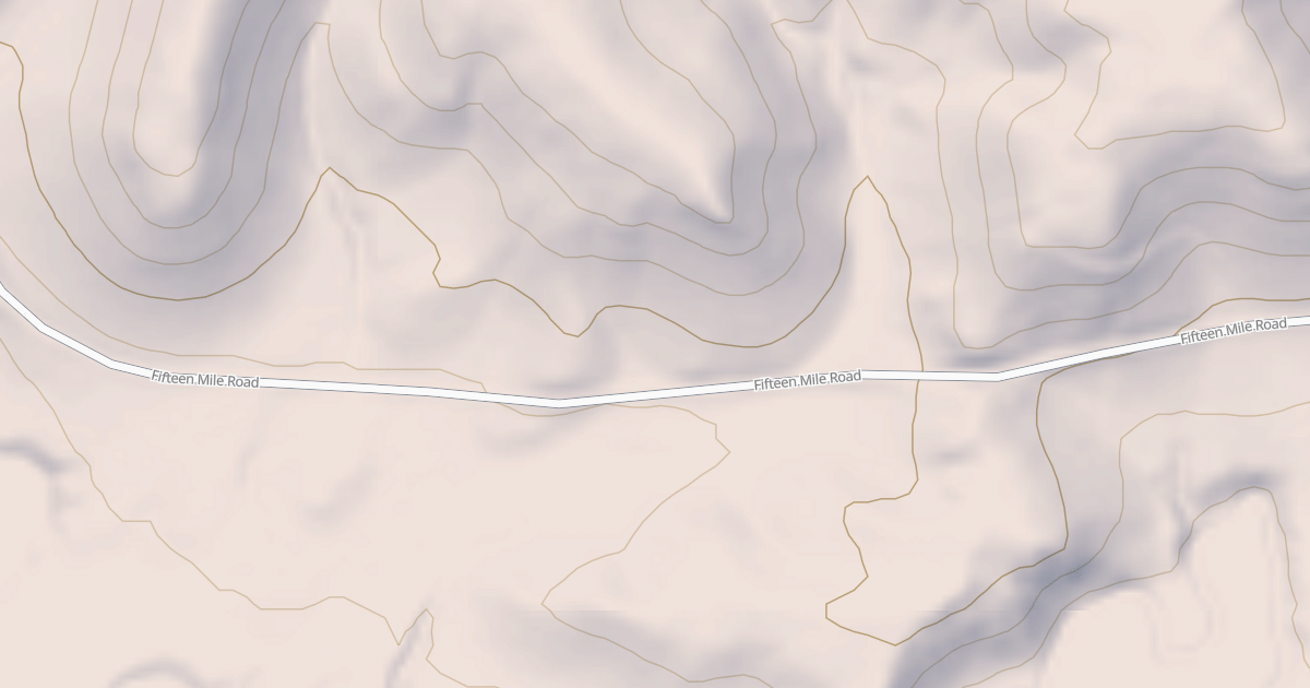 Map preview of FIFTEEN MILE