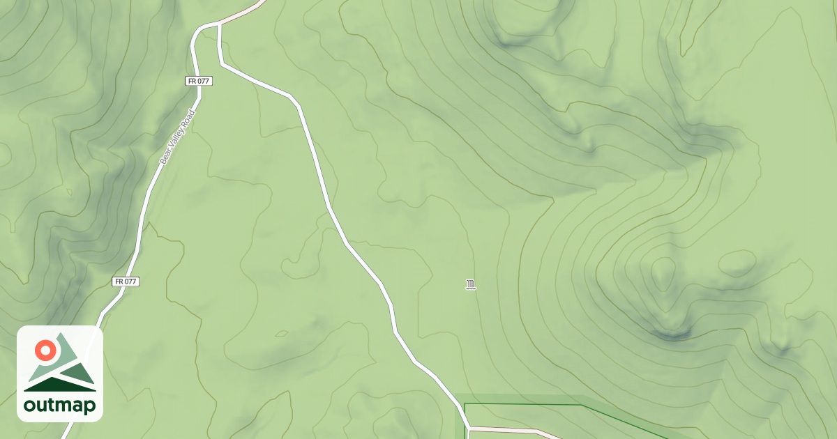 Map of USFS National Forest System Roads {3C51FA73-8E6B-4838-9D20-000F22FC87CA}