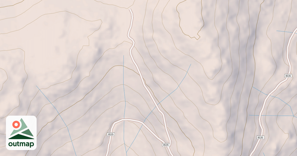 Map of BONE RIDGE B SPUR
