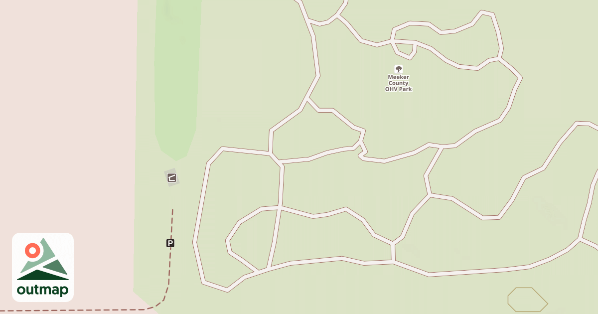 Map of Meeker County ATV/OHM Trails
