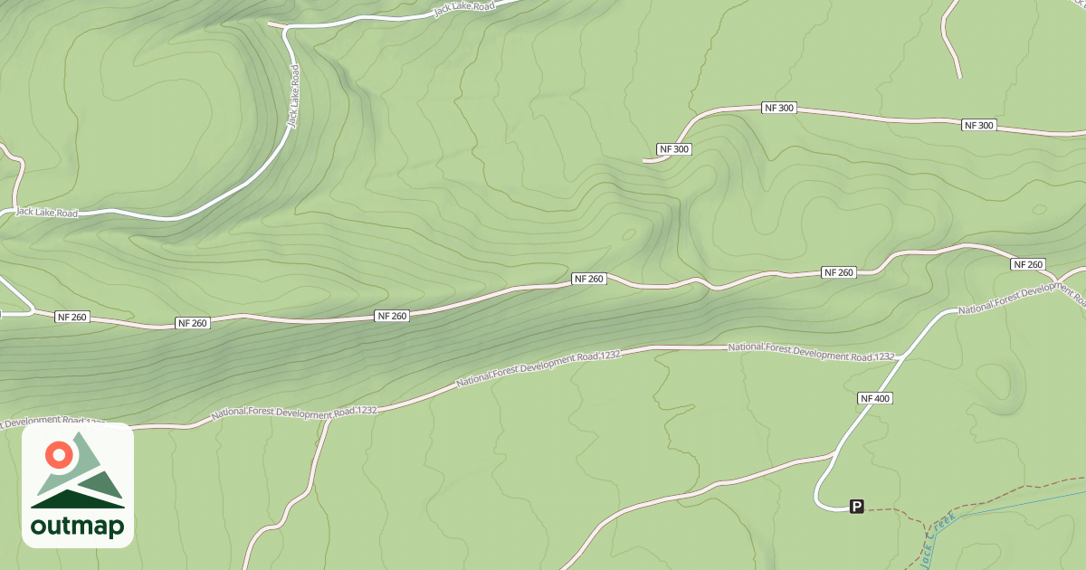 Map of USFS Motor Vehicle Use Map Roads {44AC76A3-CC3E-4009-8FB8-1DB716F8554F}