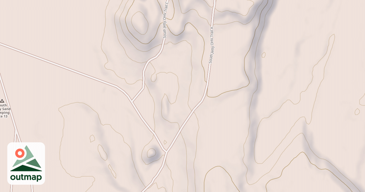 Map of USFS Motor Vehicle Use Map Trails 16144