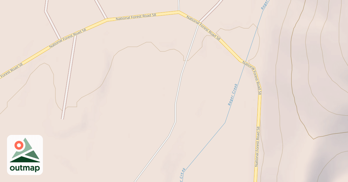 Map of USFS Motor Vehicle Use Map Roads {7030CD8A-EA34-4E9C-88B5-59202DE421FD}