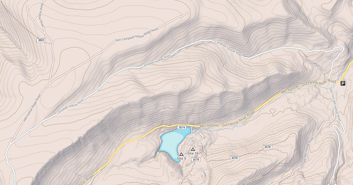 Map preview of CAMPBELL HOLLOW