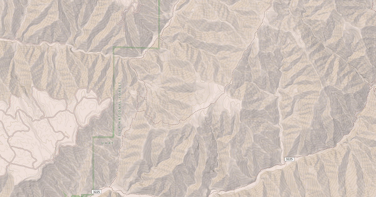 Map preview of Table Springs/Bear Creek Trail