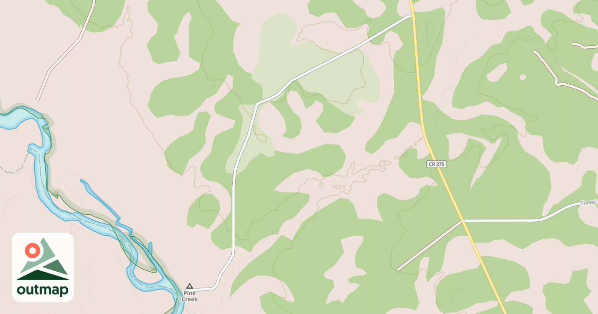 Map of PINE CREEK LANDING