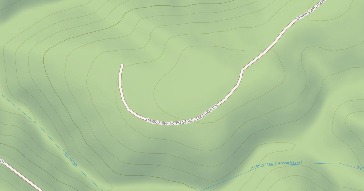 Map preview of USFS Motor Vehicle Use Map Roads {196C5676-32C2-4BA8-8D5D-277237AFBE50}