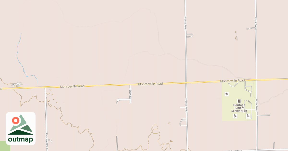 Map of Heritage Snowmobile Trail