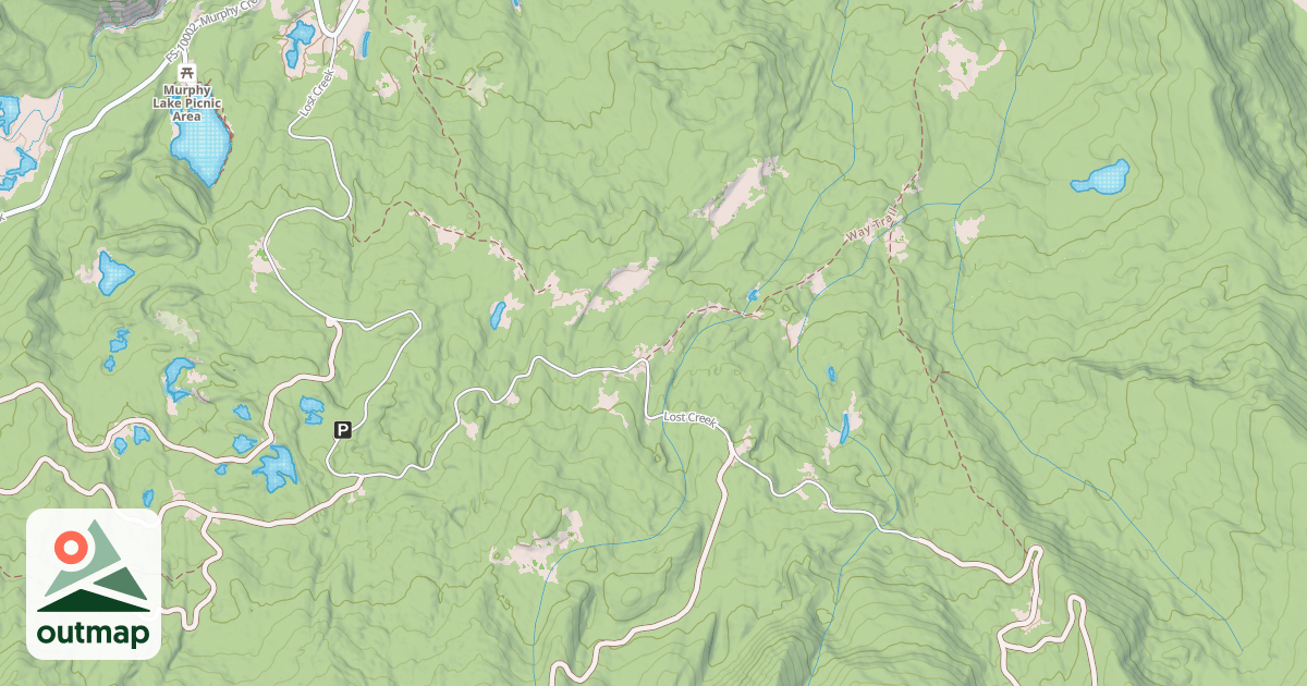 Map of LOST CREEK