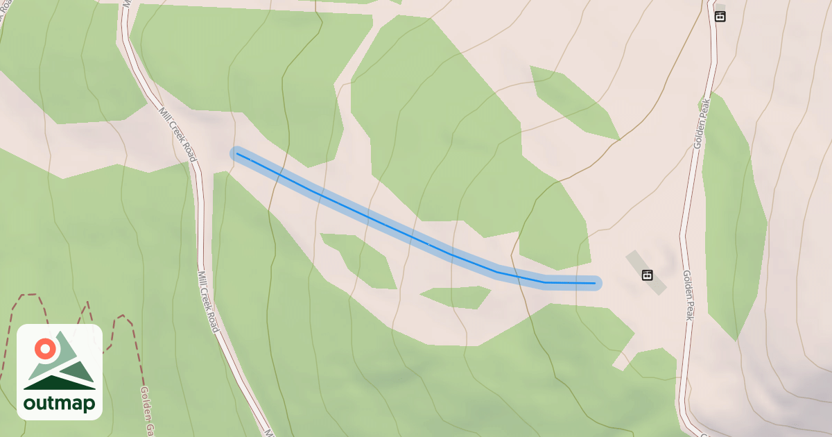 Map of Pony Express - Upper