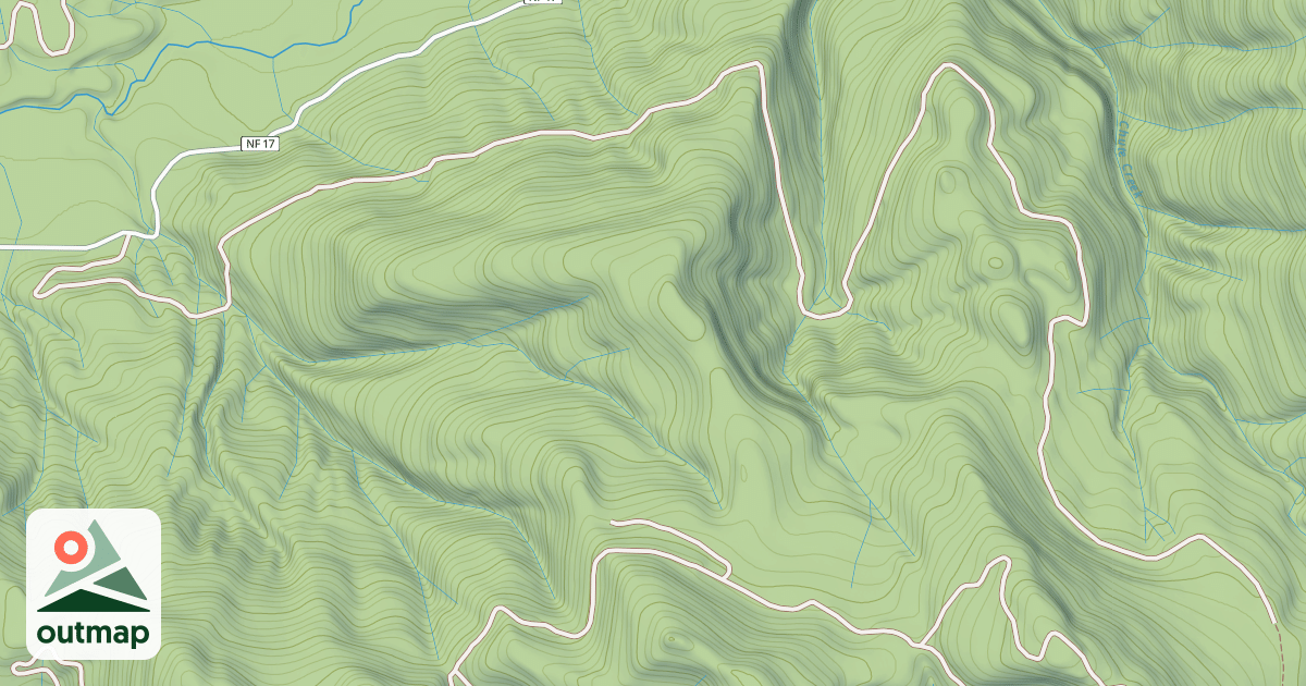 Map of FINNEY PEAK