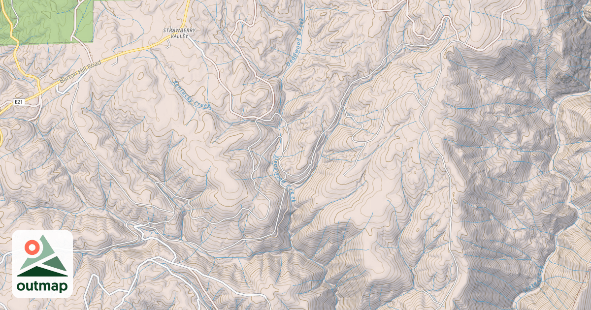 Map of PETERSON RIDGE