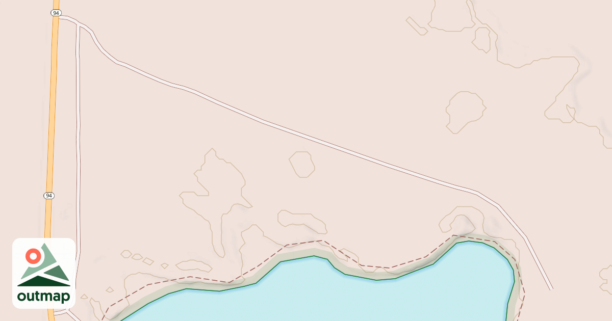 Map of COLWELL LAKE NORTH