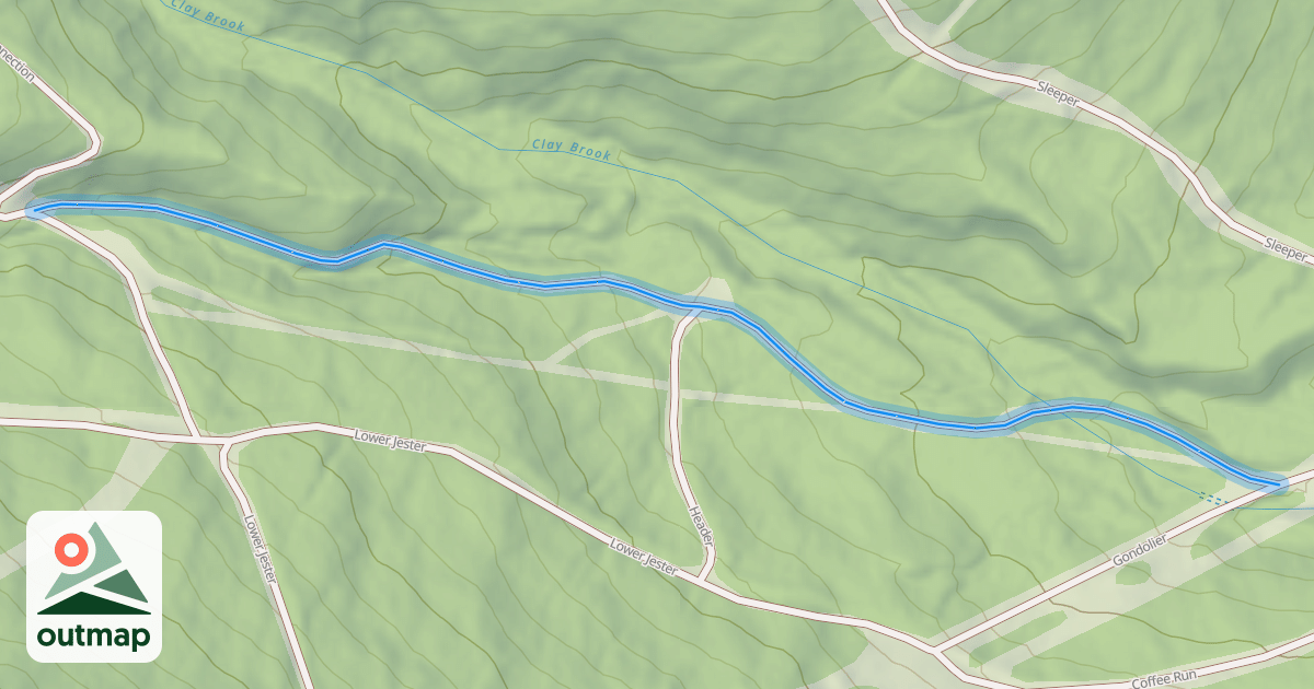 Map of Castlerock Runout