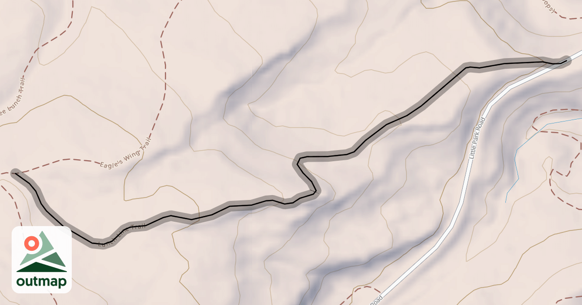 Map of Lunch Line Trail