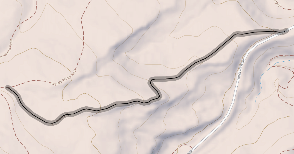 Map preview of Lunch Line Trail