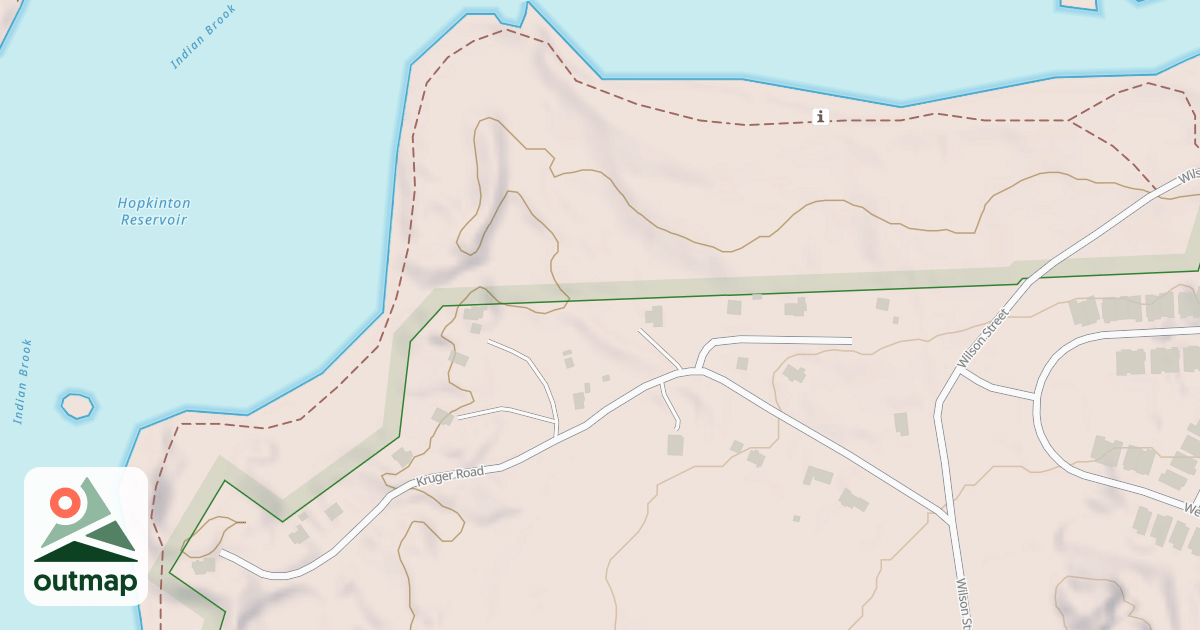 Map of Reservoir Trail