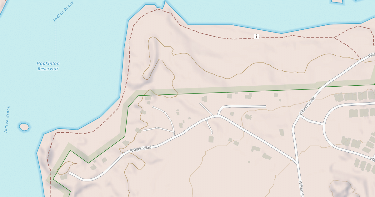 Map preview of Reservoir Trail
