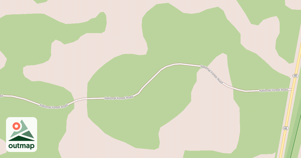 Map of USFS National Forest System Roads {888D21A1-F66E-4564-95B8-F78D1258F240}