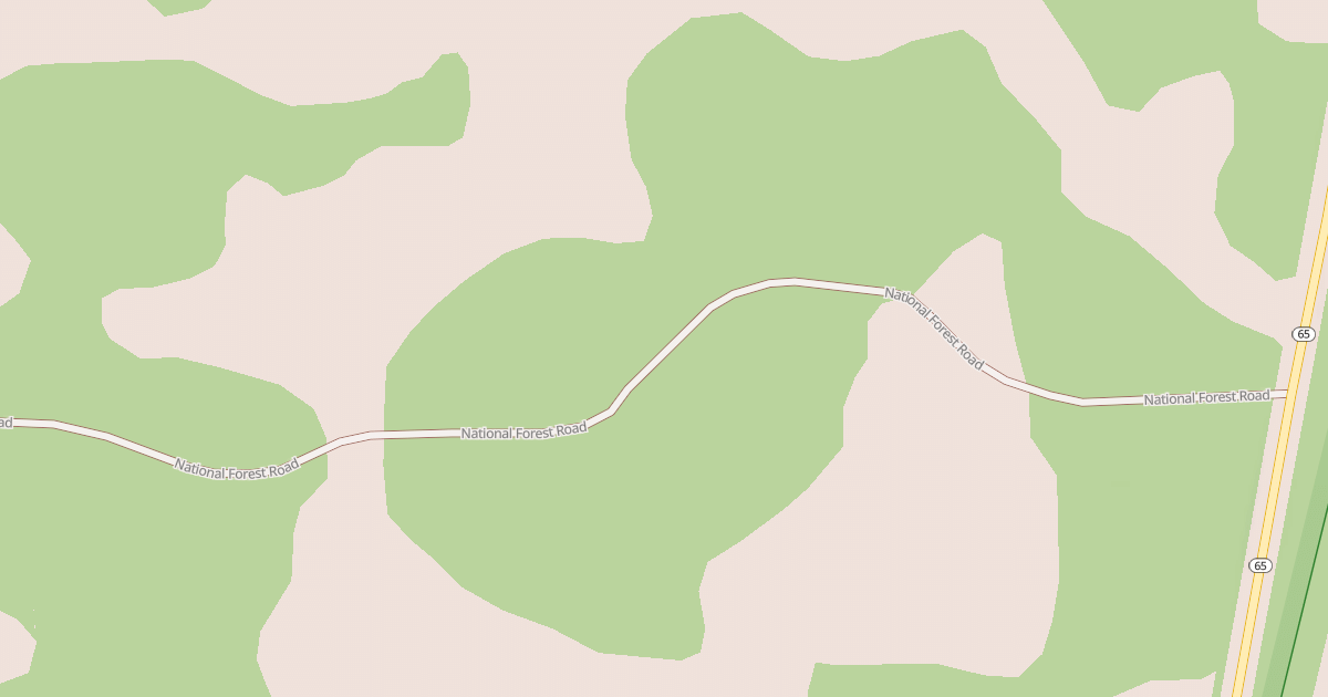 Map preview of USFS National Forest System Roads {888D21A1-F66E-4564-95B8-F78D1258F240}