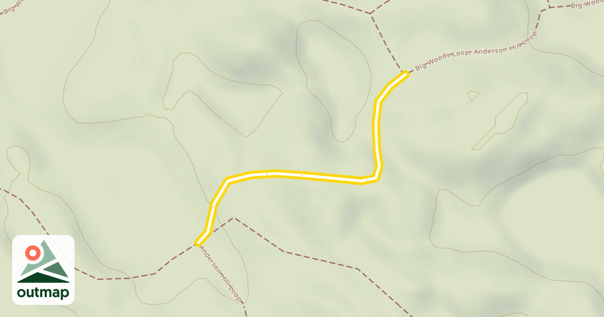 Map of Anderson Hill Loop