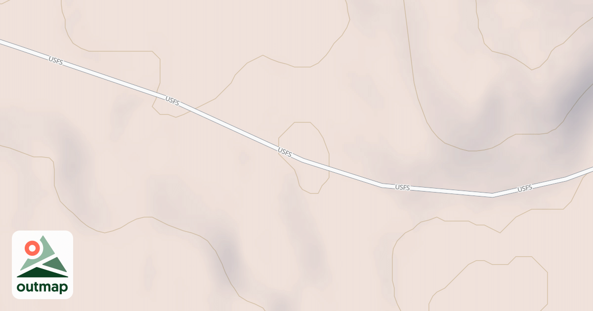 Map of Twin Lakes Road