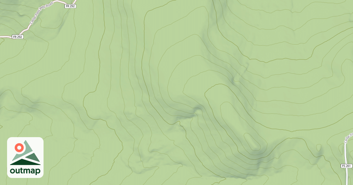 Map of CEDAR MIRROR