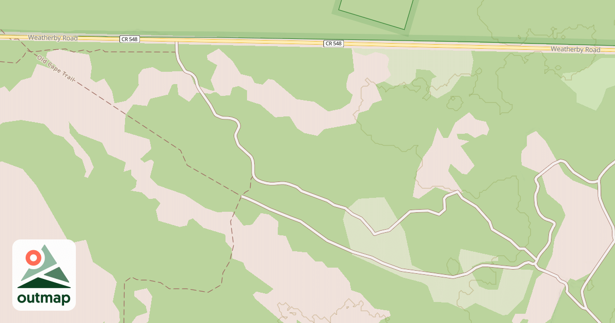 Map of Old Cape Trail