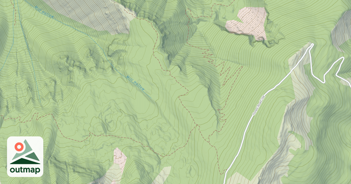 Map of INSPIRATION POINT