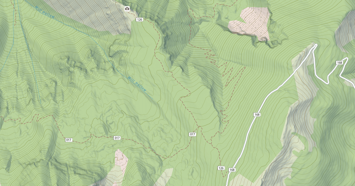 Map preview of INSPIRATION POINT