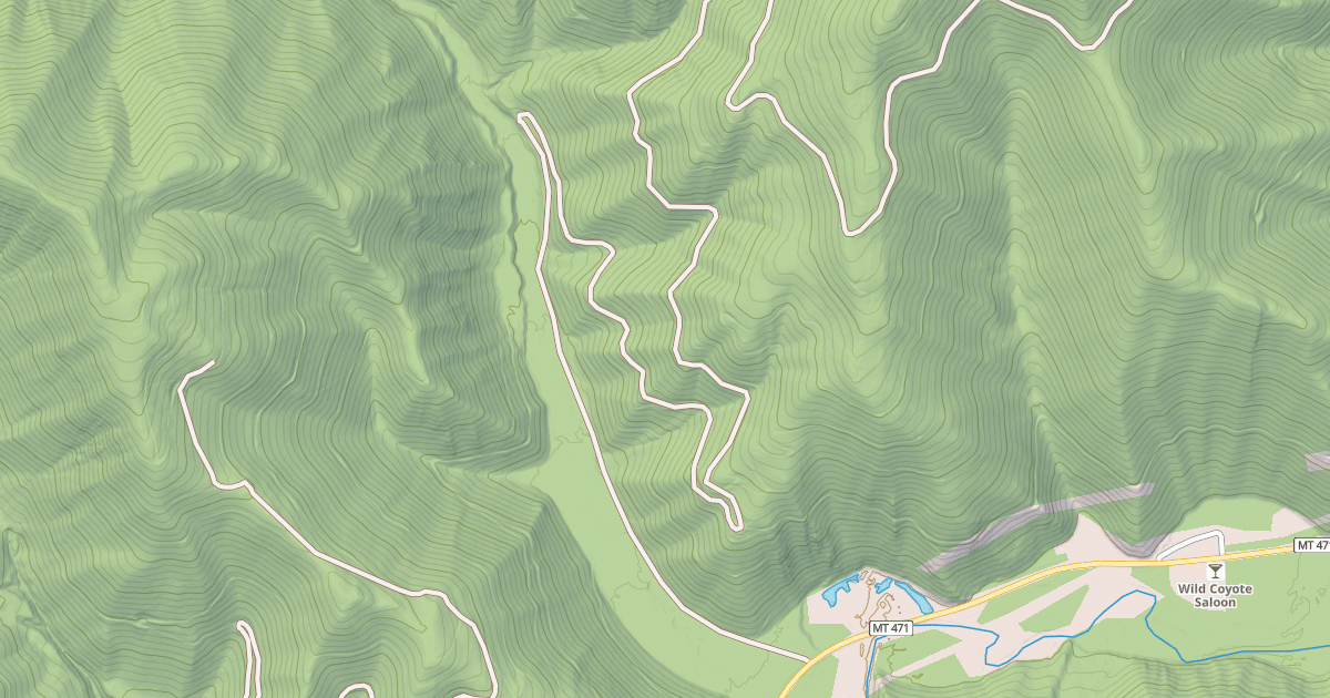 Map preview of DRIVEWAY RIDGE