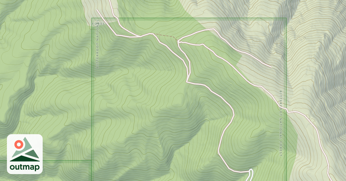 Map of (FDR) COONEY RIDGE