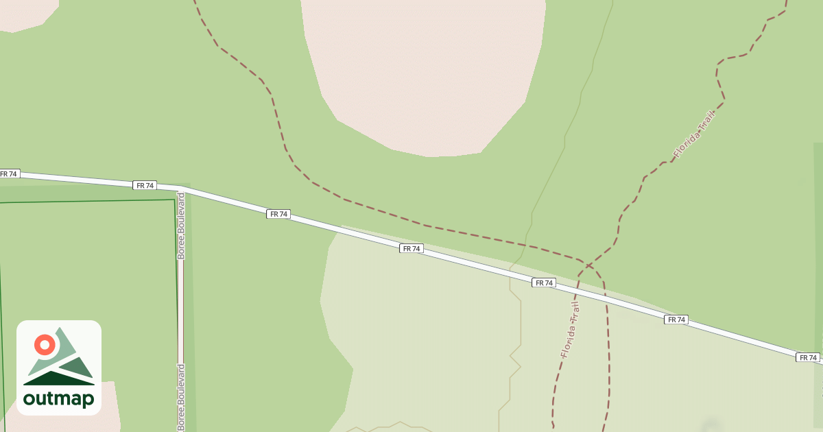 Map of USFS National Forest System Roads {6B76A4BE-1423-412C-AD88-456667222379}