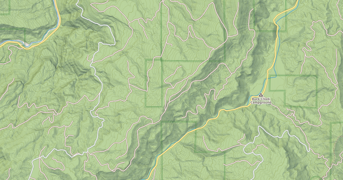 Map preview of HILLIS CREEK