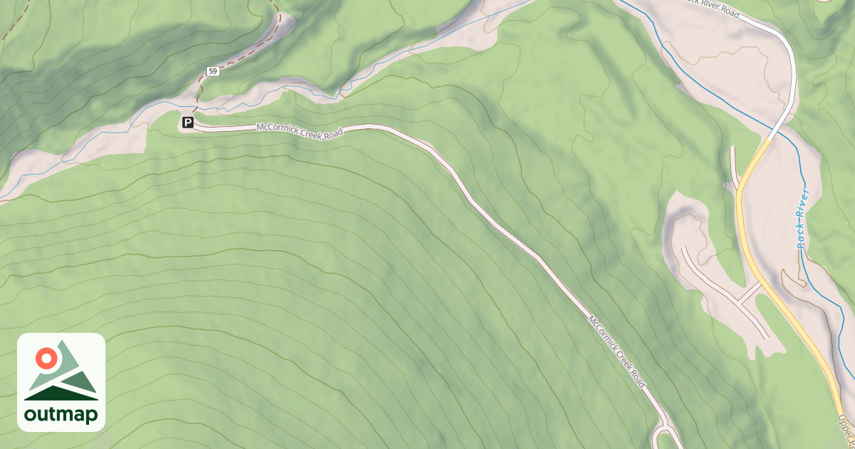 Map of MCCORMICK CREEK