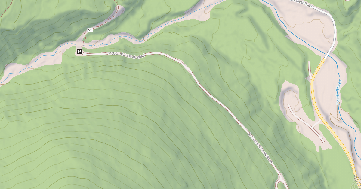 Map preview of MCCORMICK CREEK