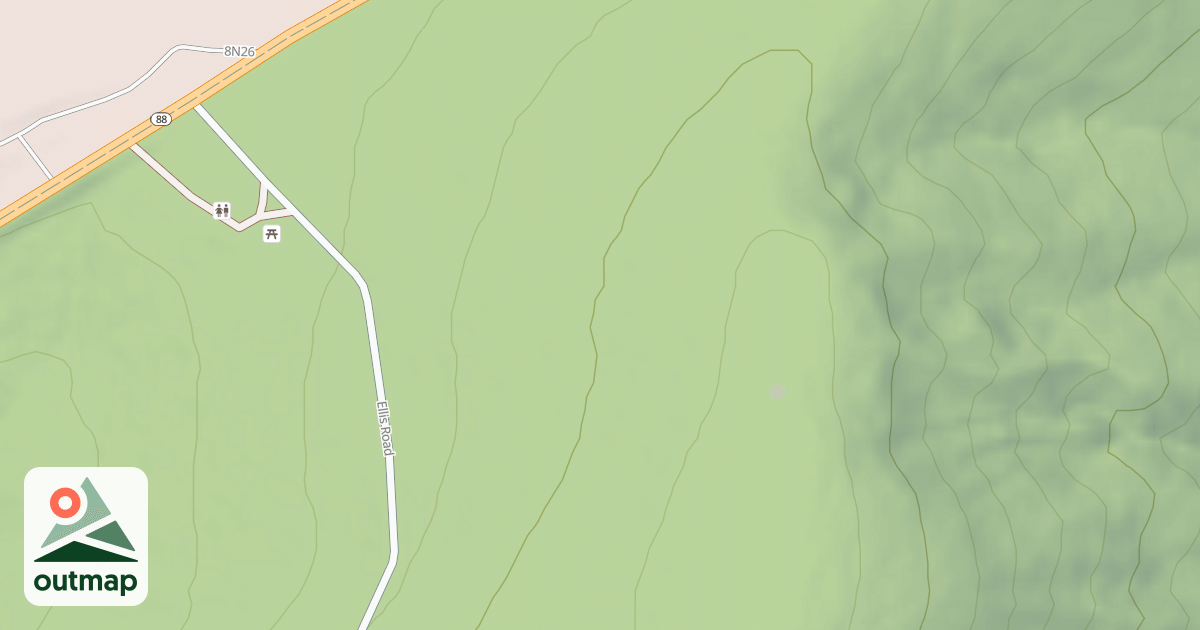 Map of BRUSHY ELLIS SPUR