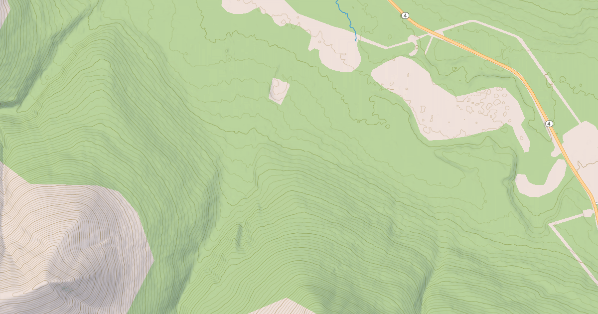 Map preview of Fourth of July Creek