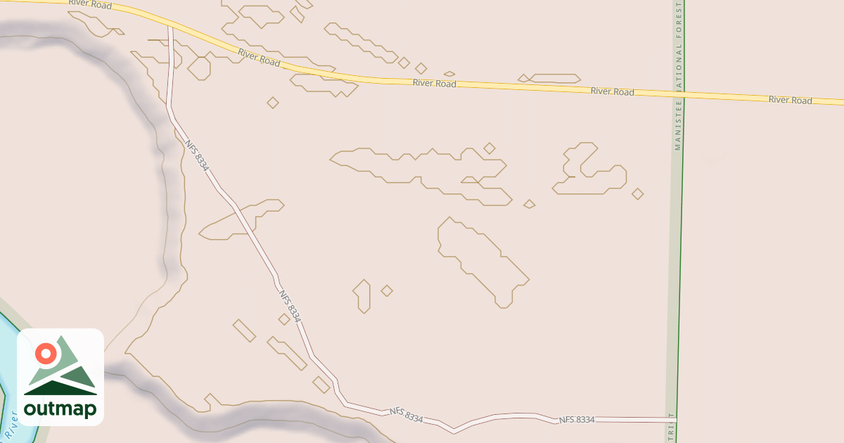 Map of 8334