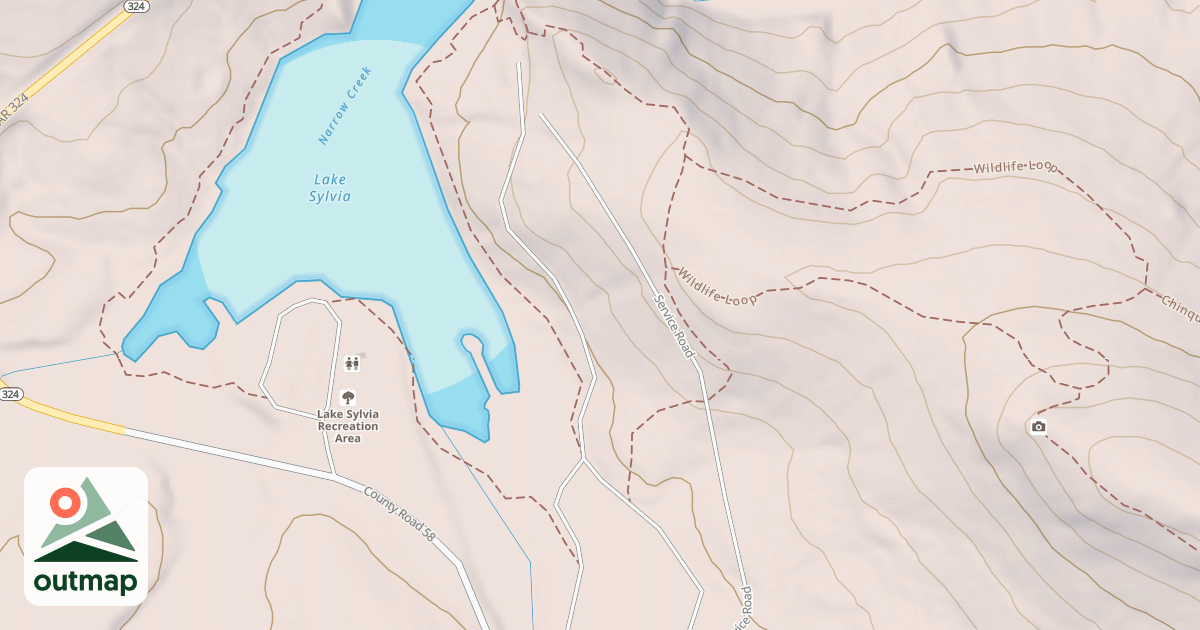 Map of LAKE SYLVIA SANITARY DUMP